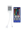 RGB+WW controller med fjernbetjening - Passer kun til RGB+WW strip, infrarød, 12V (96W), 24V (192W)