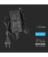 V-Tac 60W strømforsyning til LED strips - 24V DC, 2,5A, IP44 vådrum