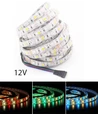 5m 12W/m RGB+WW LED strip - 12V, IP65, 60 LED pr. meter