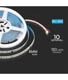 10W/m LED strip IC løbelys/running - 10m, løbelys, inkl kontroller, 120 LED pr. meter, 24V