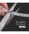 10W/m LED strip IC løbelys/running - 10m, løbelys, inkl kontroller, 120 LED pr. meter, 24V