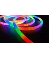 5m RGBIC Neon flex slange, komplet sæt - Vævet reb, Bluetooth App, fjernbetjening, USB