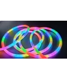 5m RGBIC Neon flex slange, komplet sæt - Vævet reb, Bluetooth App, fjernbetjening, USB