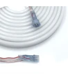 16W/m Vandtæt RGBIC Neon Flex strip - 5m, 96 LED pr. meter, 24V, 8x16, IP65