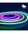 16W/m Vandtæt RGBIC Neon Flex strip - 10m, 96 LED pr. meter, 24V, 8x16, IP65