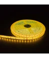 Gul 10W/m LED strip - 5m, 120 LED pr. meter, 24V, IP65