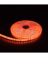 Orange 10W/m LED strip - 5m, 120 LED pr. meter, 24V, IP65