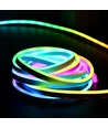 5m RGBIC Neon Flex komplet sæt 7x14 neonflex - USB, Bluetooth app, fjernbetjening