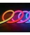 2,5m RGBIC Neon Flex komplet sæt - USB, Bluetooth app, fjernbetjening, inkl. montage, 7x15 neonflex