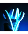 2,5m RGBIC Neon Flex komplet sæt - USB, Bluetooth app, fjernbetjening, inkl. montage, 7x15 neonflex