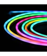 2,5m RGBIC Neon Flex komplet sæt - USB, Bluetooth app, fjernbetjening, inkl. montage, 7x15 neonflex
