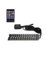 LED Strip til bil - Musikstyring, 4x0,225m, USB-drevet, 20-knaps controller