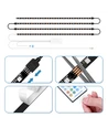WiFi Smart LED TV bagbelysning - 4x0,5m, 28-knaps controller, 3-tast styringsboks