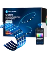WiFi Smart LED TV bagbelysning - 4x0,5m, 28-knaps controller, 3-tast styringsboks
