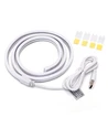6x12 Neon LED strip - 1m, USB, ståltråd, RGB, 120 LED, 4,9W, IP65, med fjernbetjening
