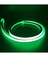 5m 8W/m AnyCut Neon Flex 10x10 Grøn LED strip - 12V DC, Ingen klippeafstand