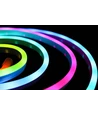 2,5m RGBIC Neon Flex komplet sæt - USB, Bluetooth app, fjernbetjening, inkl. montage, 7x15 neonflex