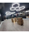 168W RA95 Hexagon LED 5 felter komplet sæt - Inkl. strømtilslutning