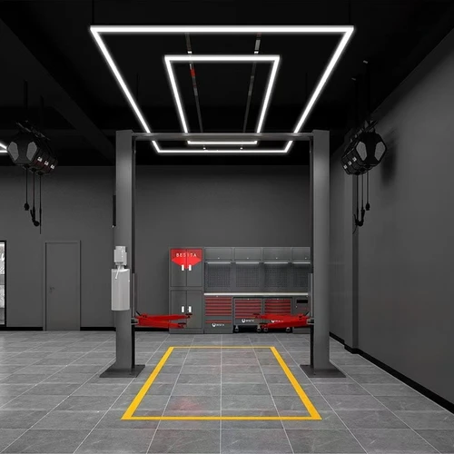 Lysgitter LED 2 rammer komplet sæt  - RA95, 288W, inklusiv strømtilslutning