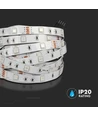 10m 4,8W/m RGB strip sæt - 12V DC, IP20, Inkl. fjernbetjening og strømforsyning (2x5m)