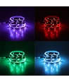 10m 4,8W/m RGB strip sæt - 12V DC, IP20, Inkl. fjernbetjening og strømforsyning (2x5m)
