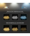 90 LED Strip Sæt - IP65 Striplys, kompatibel med Alexa, Google Home, RGB+3in1, EU-stik