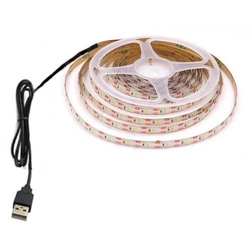 3 m. USB LED strip til TV og PC - 60 LED pr. meter