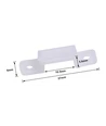20 stk. silikone monteringsklips til LED strip - 10mm, passer til IP65 strips