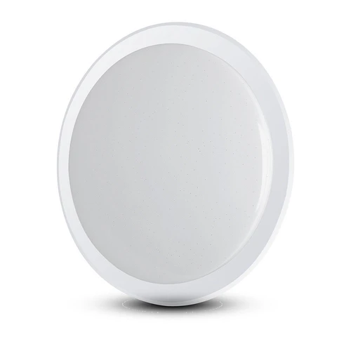 24W loftlampe - LED, kompatibel med Amazon Alexa Google Home, RGB+WW+CW, stjerne dæksel