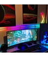 Hexa-Light RGBIC komplet sæt - 9 lysskinner, vægmonteret, Bluetooth app, USB