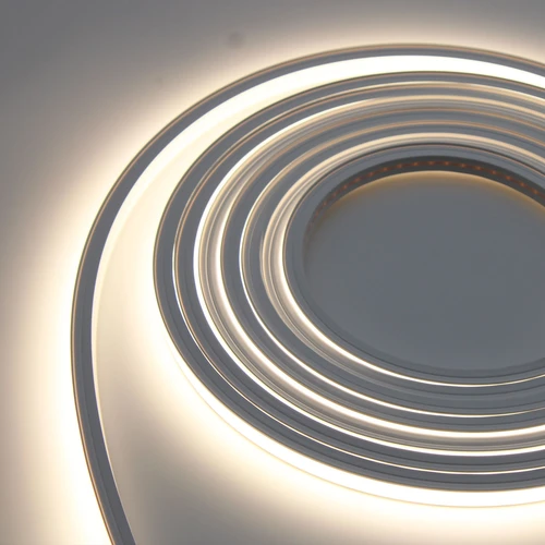 5m AnyCut Neon Flex 10x10 Neutral hvid LED strip - 8,5W/m, 12V, Ingen klippeafstand