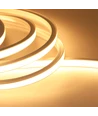 5m AnyCut Neon Flex 10x10 Varm hvid LED strip - 7,5W/m, 12V, Ingen klippeafstand