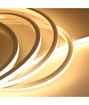 5m AnyCut Neon Flex 10x10 Varm hvid LED strip - 7,5W/m, 12V, Ingen klippeafstand