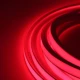 5m AnyCut Neon Flex 10x10 Rød LED strip - 8W/m, 12V, Ingen klippeafstand