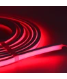 5m AnyCut Neon Flex 10x10 Rød LED strip - 8W/m, 12V, Ingen klippeafstand