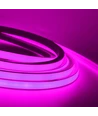 5m AnyCut Neon Flex 10x10 Lilla/Pink LED strip - 8W/m, 12V, Ingen klippeafstand