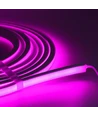 5m AnyCut Neon Flex 10x10 Lilla/Pink LED strip - 8W/m, 12V, Ingen klippeafstand
