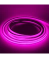 5m AnyCut Neon Flex 10x10 Lilla/Pink LED strip - 8W/m, 12V, Ingen klippeafstand