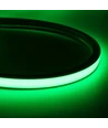 5m AnyCut Neon Flex 10x10 Grøn LED strip - 8W/m, 12V, Ingen klippeafstand