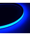 5m 8W/m AnyCut Neon Flex 10x10 Blå LED strip - 12V DC, Ingen klippeafstand
