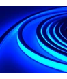 5m 8W/m AnyCut Neon Flex 10x10 Blå LED strip - 12V DC, Ingen klippeafstand