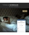 36W Smart Home loftslampe med stjernecover - Kompatibel med Amazon Alexa, RGB+CCT, Google Home