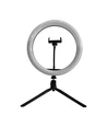 10W LED RINGLYS - 10 tommer, med bordstativ, 3200K-5500K