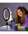 10W LED RINGLYS - 10 tommer, med bordstativ, 3200K-5500K
