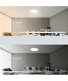 39W CCT loftlampe med RGBIC backlight - Ø30cm, Tuya, inkl. fjernbetjening