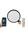 Slim Cirkel RGBIC lampe - Hvid, Ø20cm, Bluetooth, 5V USB