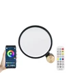 Slim Cirkel RGBIC lampe - Hvid, Ø30cm, Bluetooth, 5V USB