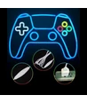 Controller neon skilt  gamepad, LED lys - Stor model 39x27 cm, perfekt til gaming værelse