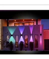 6W CUBIC RGB+CCT væglampe - IP65, Tuya Smart, WiFi, sort, firkantet, op/ned, justerbar, inde / ude, inkl. lyskilde