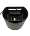 6W Væglampe - IP65, Rund, RGB + CCT Tuya, Sort, Op/ned, Justerbar, Inde / ude, Inkl. lyskilde